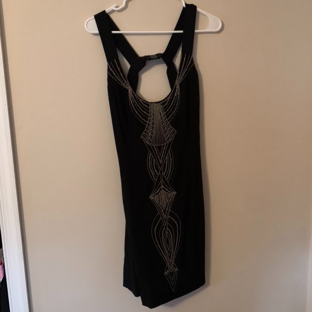 Black and Gold Dress